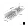 Organizador de cables de escritorio ACTIVEJET CMP502 negro