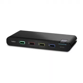 4P Sngl Head DP/HDMI a DP/HDMI Video Sec DT Kvm SW NO Cac PP4.0