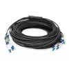 DIGITUS cable breakout universal de fibra óptica preconfeccionado, monomodo OS2, 8 fibras, LC/UPC - LC/UPC