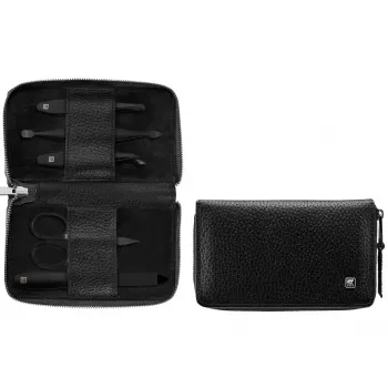 Set de manicura ZWILLING 97002-004-0 – kit de 5 piezas, estuche de piel negro