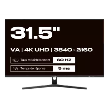 JAPANNEXT monitor 4K UHD 80 cm (31,5) 3840x2160 píxeles, panel VA, 5 ms, 60 Hz, AMD FreeSync, HDMI, DisplayPort (JN-V315UHDR)