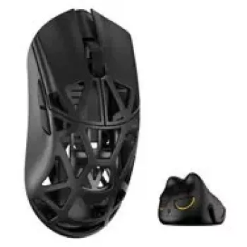 Ratón gaming WLMouse Beast X Mini Pro Solid Sides con interruptores ópticos Omron (MINI-SHIXIN-BLACK-O)