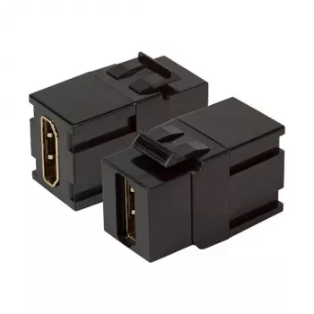 Adaptador de empotrar Keystone EFB-Elektronik HDMI A - A, negro