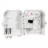 Caja de conexión FTTH IP65 para 16 fibras, 8 acopladores y exceso de fibra fabricante: EFB-Elektronik (FTTH-BOX-OUT-2)