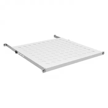 Fondo fijo de 19 pulgadas (0,5HE) EFB Elektronik para armario de 19 pulgadas, profundidad 350–450 mm, carga 70 kg, para caja de 600 mm, RAL7035