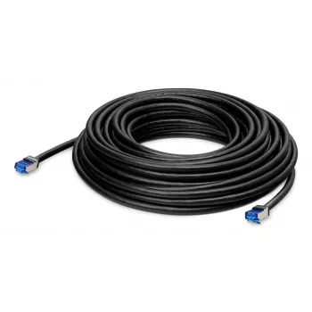 LANCOM - cable de red - RJ-45 (M) a RJ-45 (M) - 30,0 m - 6,5 mm - S/FTP - CAT 6a - para exterior - negro (61337)