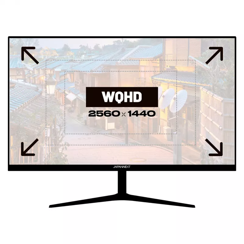 JAPANNEXT JN-IPS27WQHDR-C65W 16:9 HDMI/DP WQHD - pantalla plana (TFT/LCD)