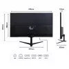 JAPANNEXT JN-IPS27WQHDR-C65W 16:9 HDMI/DP WQHD - pantalla plana (TFT/LCD)