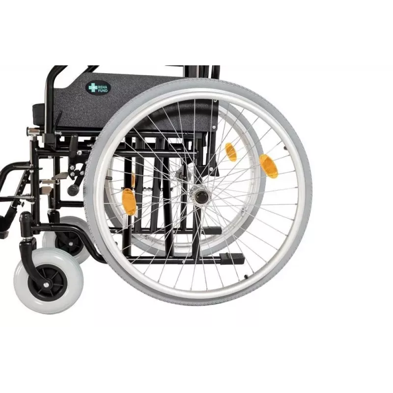 REHA FUND RF-1/42/PU/CZA-624/PU silla de ruedas manual de acero