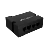 Switch Lanberg DIN-FE4-AT-30W 1XIN 3X Out 100MB POE Extender Fast Ethernet carril DIN AT 30W