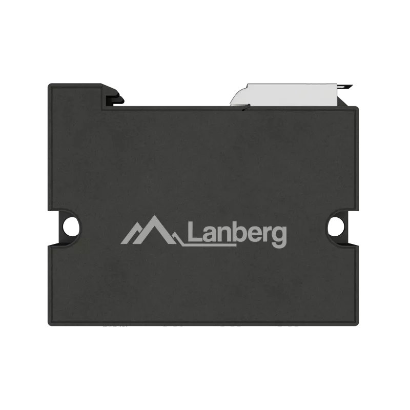 Switch Lanberg DIN-FE4-AT-30W 1XIN 3X Out 100MB POE Extender Fast Ethernet carril DIN AT 30W