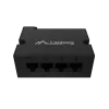 Switch Lanberg DIN-GE4-BT-90W 1XIN 3XOUT 1GB POE Extender Gigabit Ethernet carril DIN BT 90W