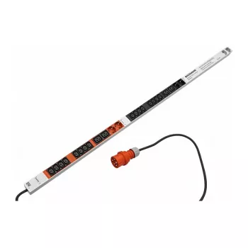 Unidad de distribución de corriente Bachmann BN ESSENTIAL Metered — 24×C13, 6×C19, 6×LS, 3,0 m CEE 32/5p