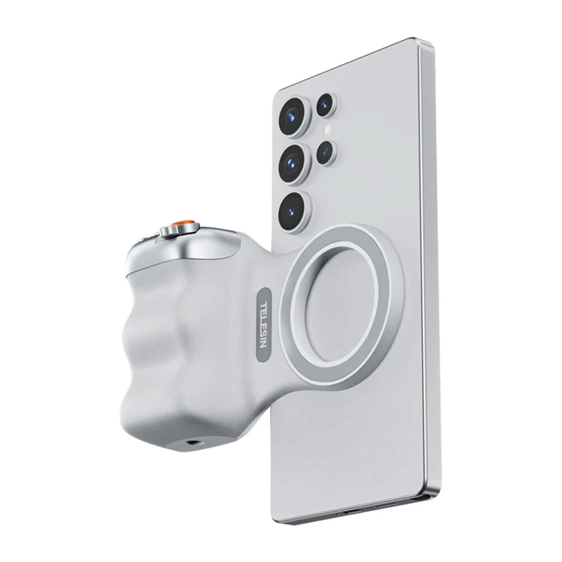 TELESIN soporte de agarre magnético MagSafe con disparador remoto Bluetooth para iPhone / P5-mp-001wh