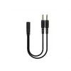 Deltaco GAM-190 auriculares gaming piel sintética cable 3,5 mm negro
