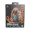 Deltaco GAM-190 auriculares gaming piel sintética cable 3,5 mm negro