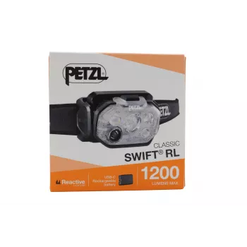 Petzl E095BD00 linterna frontal SWIFT® RL CLASSIC negra