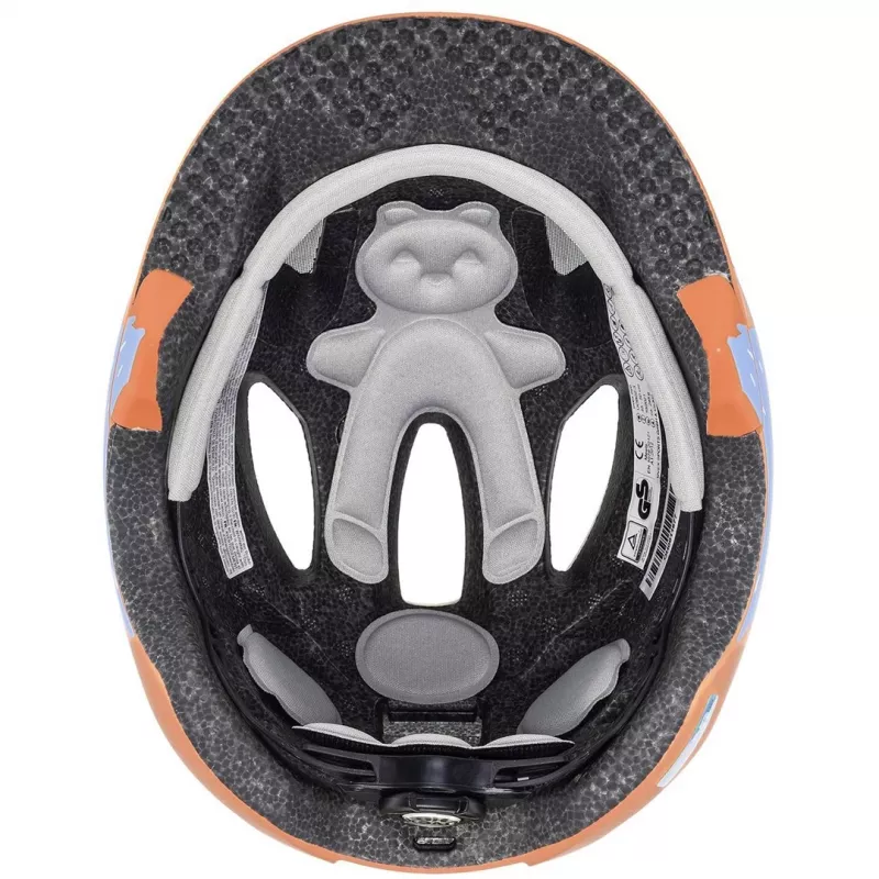 Casco de bicicleta para niños UVEX Oyo Style – talla 50–54 cm, color Monster Papaya (mate)