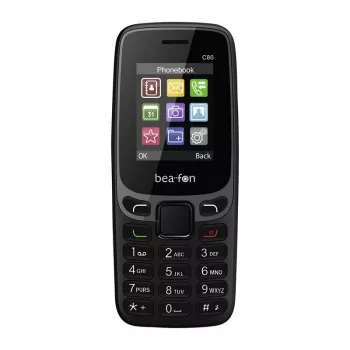 Beafon C80 - 2G, Classic Line, teléfono básico, negro, Dual SIM