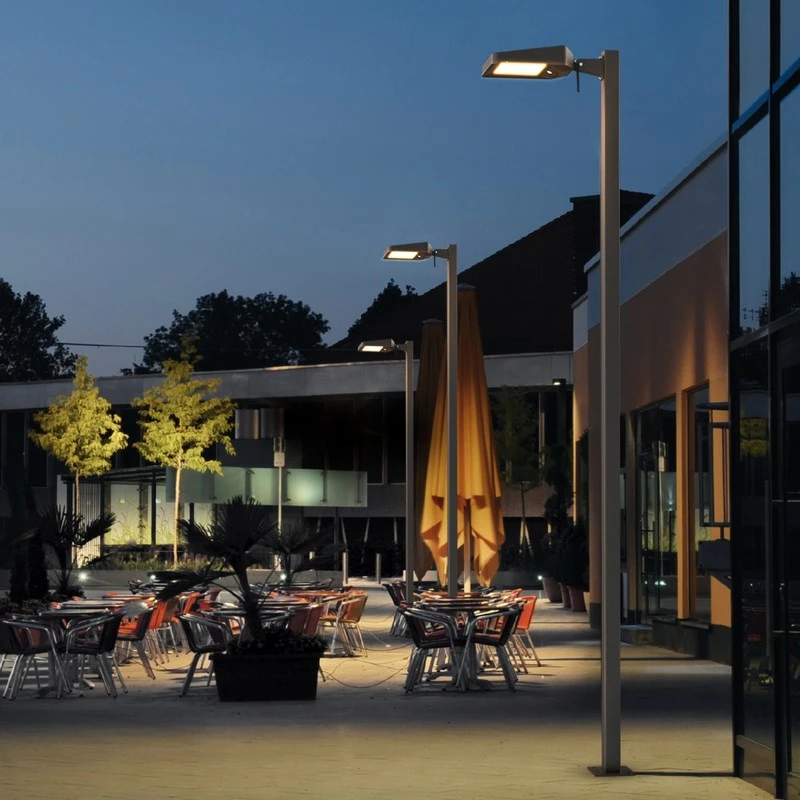 Glovii farola LED solar autónoma con control por app, sensor PIR y alto flujo luminoso