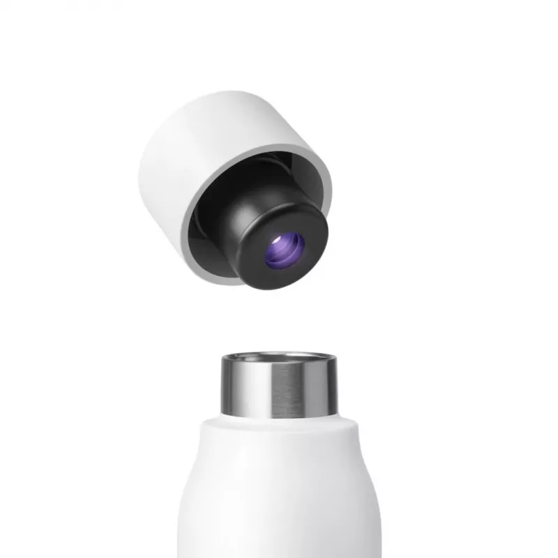 LARQ Bottle PureVis - botella autolimpiante, luz UV-C 500ml (granite white)