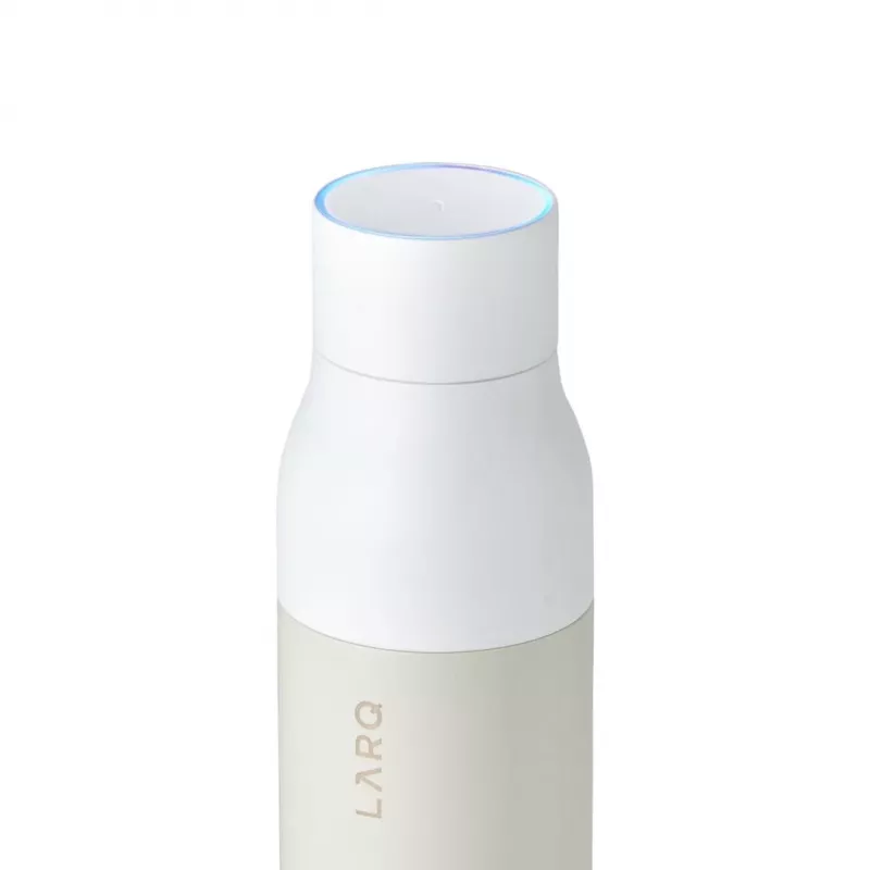 LARQ Bottle PureVis - botella autolimpiante, luz UV-C 500ml (granite white)