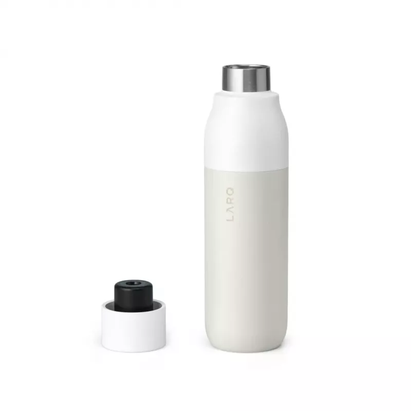 LARQ Bottle PureVis - botella autolimpiante, luz UV-C 500ml (granite white)