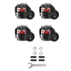 Ruedas pivotantes con freno Oplite para R8 Cockpit