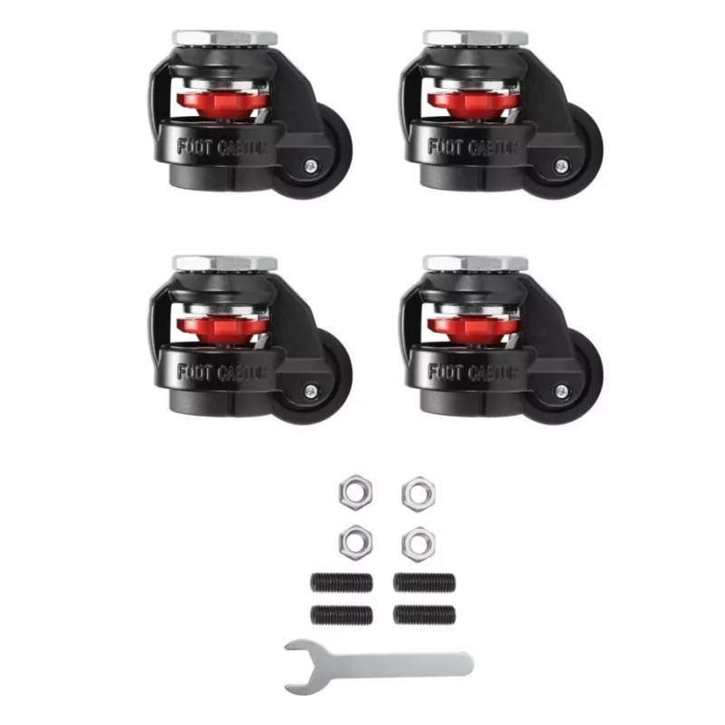 Ruedas pivotantes con freno Oplite para R8 Cockpit