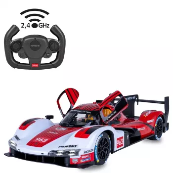 Jamara Porsche 963 LMDH 1:14 rojo 2,4GHz puerta manual (402261)