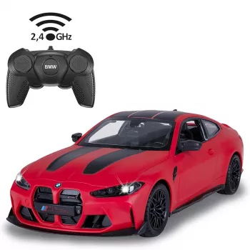 Jamara BMW M4 CSL 1:16 coche RC rojo 2,4 GHz eléctrico hasta 11 km/h
