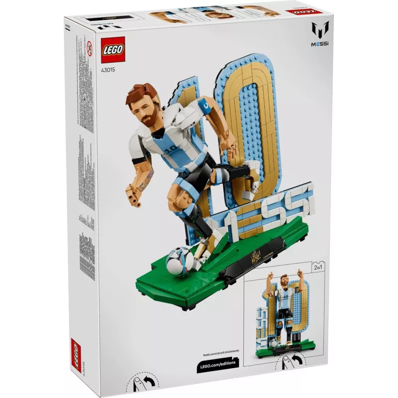 LEGO Editions Sports 43015 Lionel Messi — leyenda del fútbol