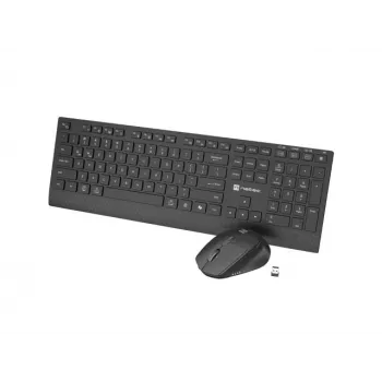 Set 2W1 Natec Stingray 2 teclado+ratón US inalámbrico rueda inclinable