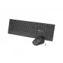 Set 2W1 Natec Stingray 2 teclado+ratón US inalámbrico rueda inclinable
