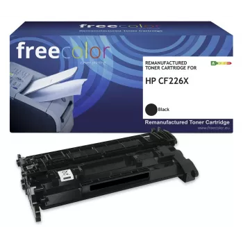 freecolor tóner HP 26X CF226X HC negro remanufacturado – remanufacturado – compatible