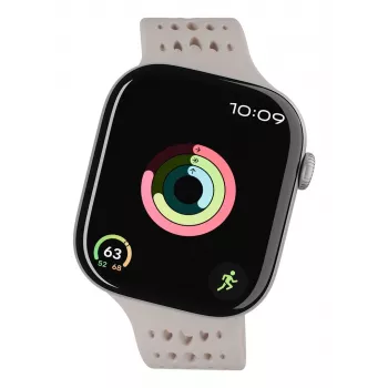 Decoded Silicone Ares O Band – correa de silicona para Apple Watch 40/42 mm (clay)