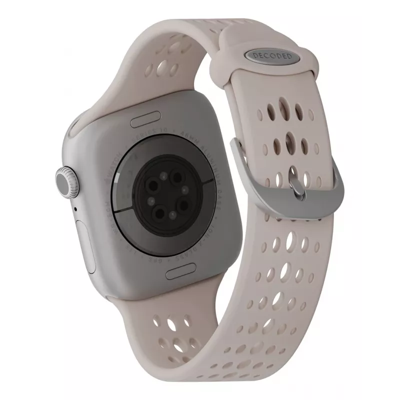 Decoded Silicone Ares O Band – correa de silicona para Apple Watch 40/42 mm (clay)