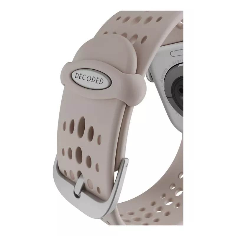 Decoded Silicone Ares O Band – correa de silicona para Apple Watch 40/42 mm (clay)