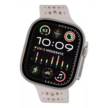 Decoded Silicone Ares O Band – correa de silicona para Apple Watch 44/46/49 mm (ton)