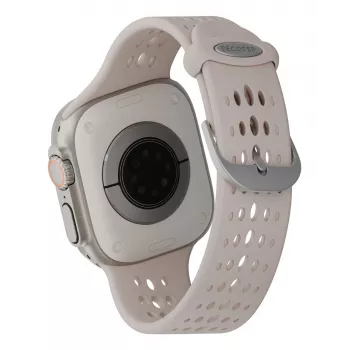 Decoded Silicone Ares O Band – correa de silicona para Apple Watch 44/46/49 mm (ton)