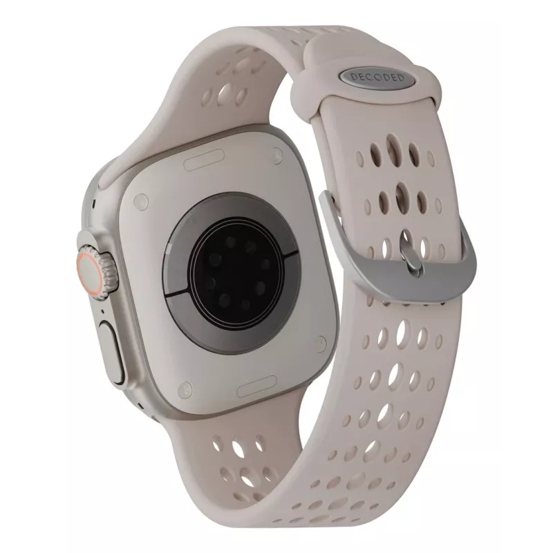 Decoded Silicone Ares O Band – correa de silicona para Apple Watch 44/46/49 mm (ton)