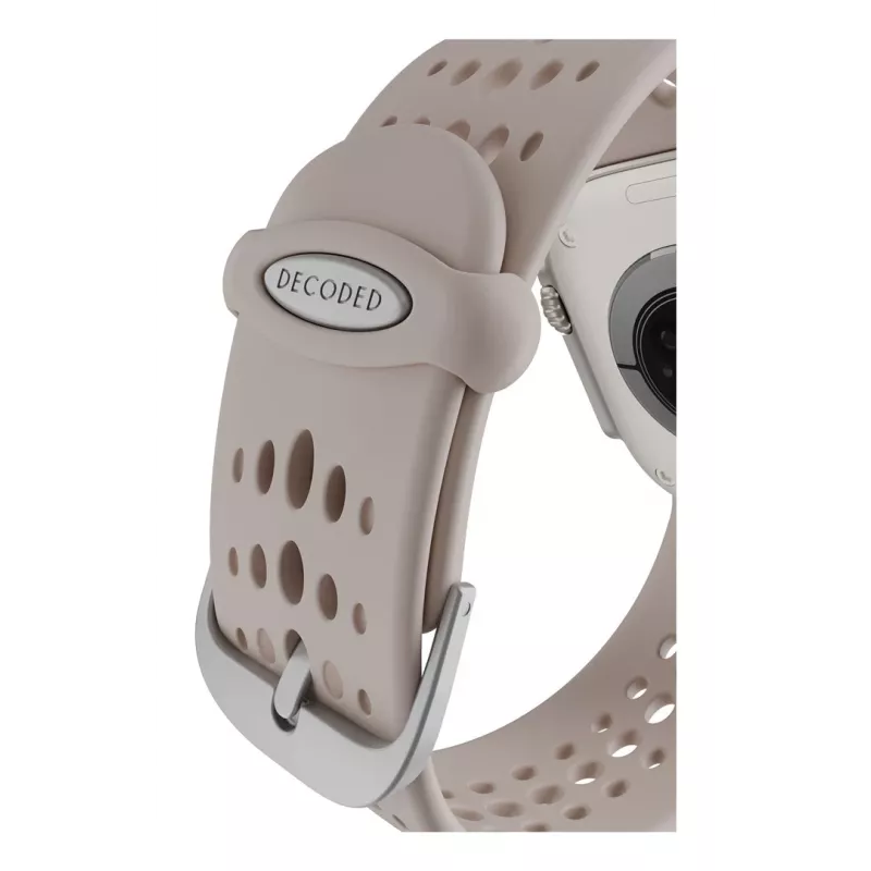 Decoded Silicone Ares O Band – correa de silicona para Apple Watch 44/46/49 mm (ton)
