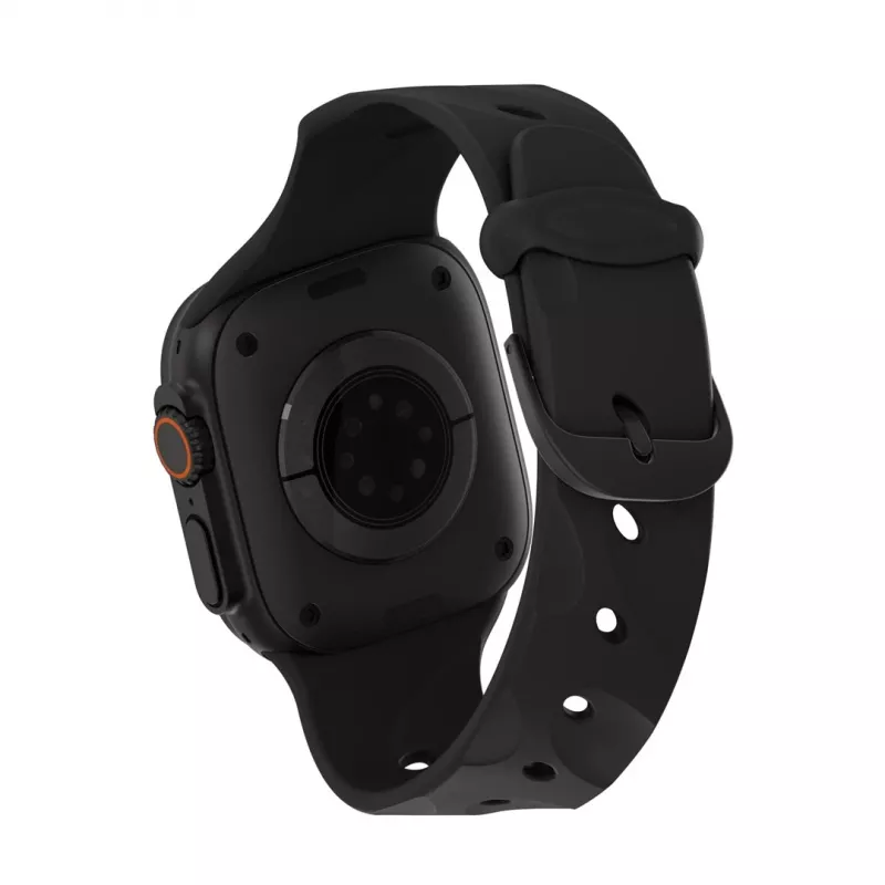 Decoded Silicone Ares Splice Band - correa de silicona para Apple Watch 40/42 mm (negro)
