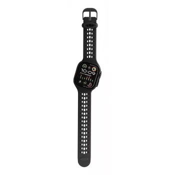 Decoded Silicone Ares O Band - correa de silicona para Apple Watch 44/46/49 mm (negro)