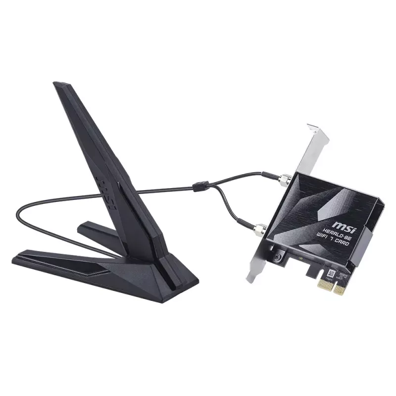 Tarjeta de red Herald BE9400 WiFi 7 PCIe