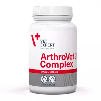 VETEXPERT ArthroVet Collagen Small breed - Complemento alimenticio para perros y gatos - 60 comprimidos