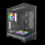 Montech Sky 3 Caja de PC, torre Midi, ATX, ARGB, cristal templado – negro