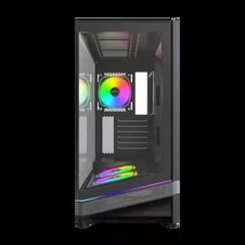 Montech Sky 3 Caja de PC, torre Midi, ATX, ARGB, cristal templado – negro