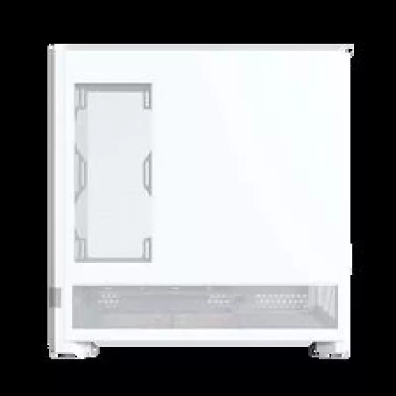 Montech Sky 3 Caja de PC, torre Midi, ATX, ARGB, cristal templado – blanco