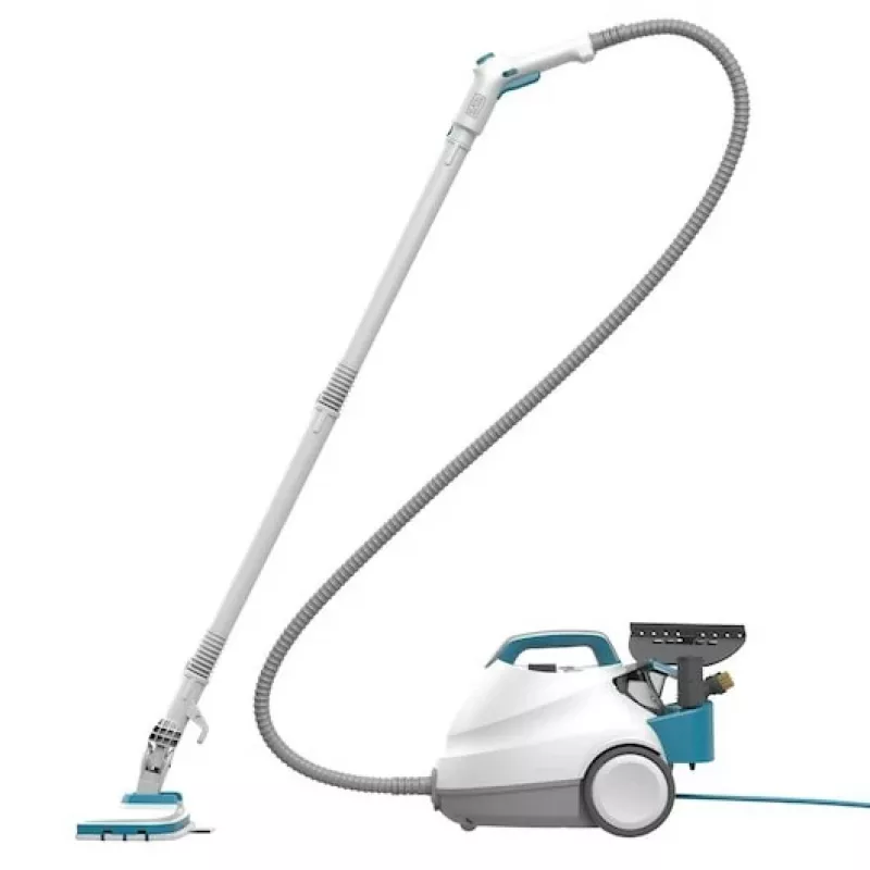 Black & Decker BHSMP2314-QS Limpiador a vapor Limpiador a vapor de cilindro 1,2 L 2300 W Azul, Blanco